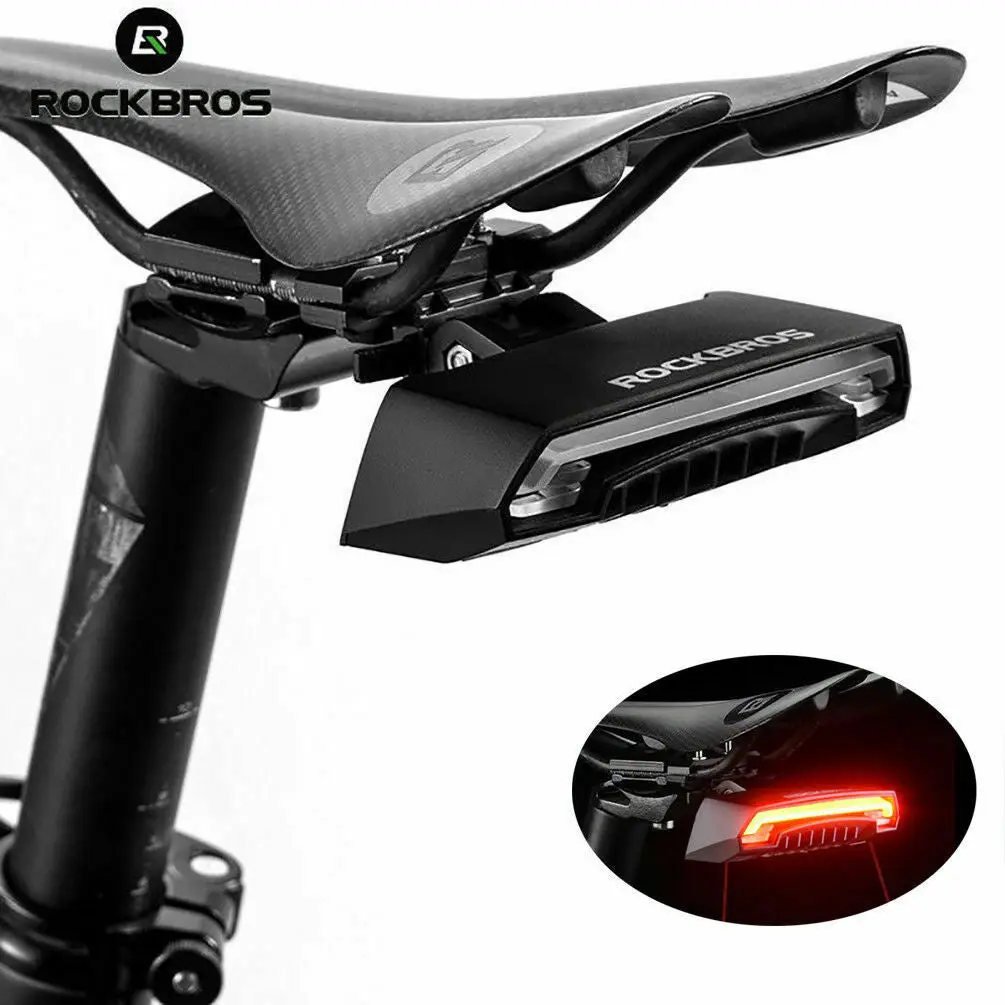 Velotric ROCKBROS Bicycle Rear Light with Saddle Fitting & Remote Control LKWD-R1 — hero
