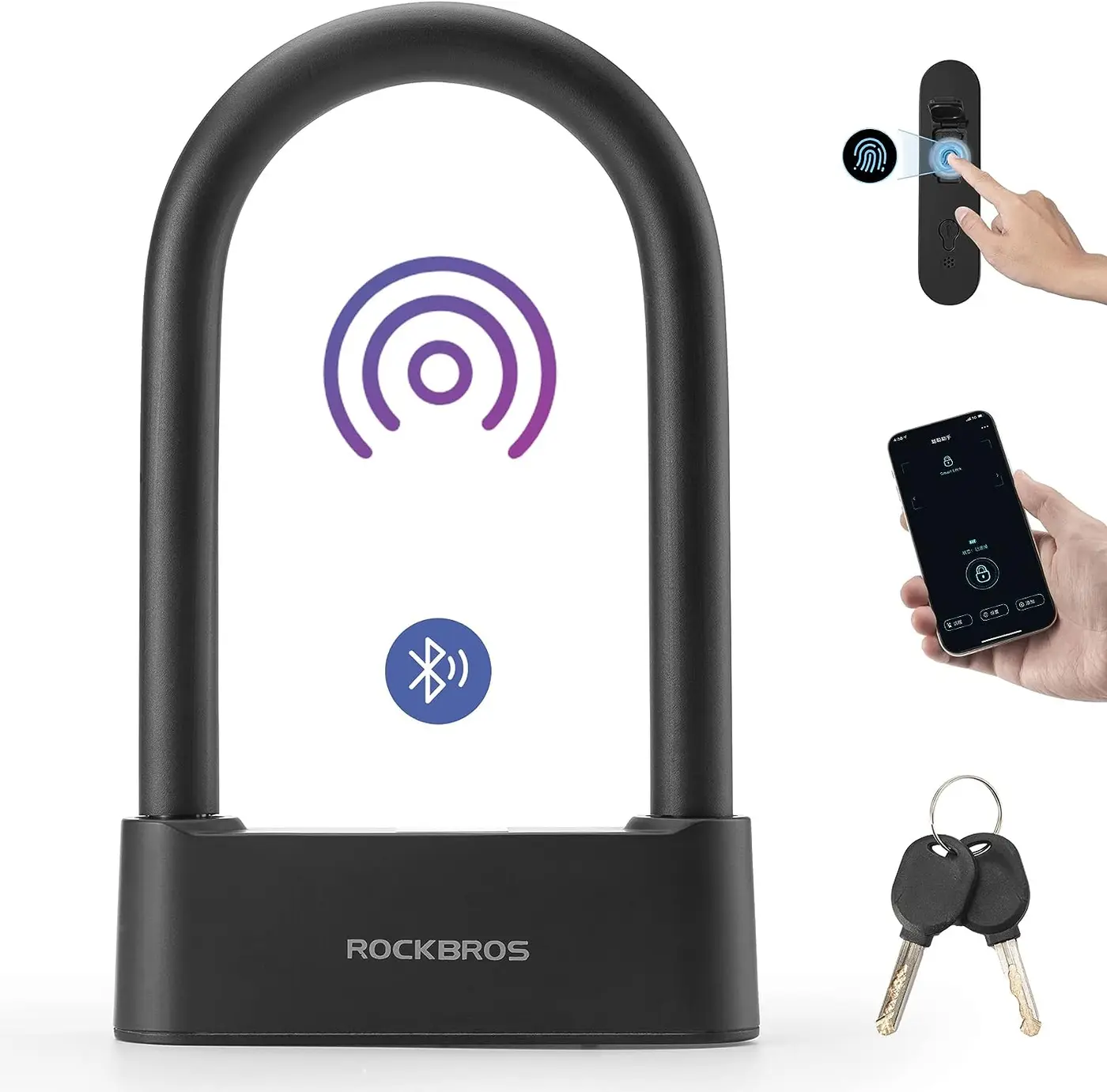 Velotric ROCKBROS Bike Lock — hero